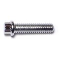 Midwest Fastener 1/4"-20 Flange Bolt, Chrome Plated Steel, 1 in L, 10 PK 75104